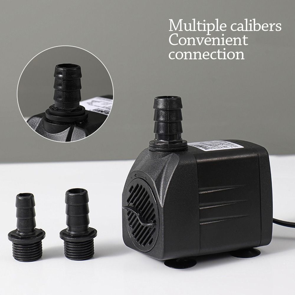 Aquarium Fish Care - Black Submersible Water Pump Ultra-Quiet Mini