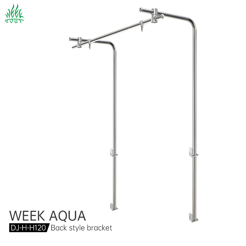 Aquarium Fish Light Lamp - WEEKAQUA DJ-H-H120 Professional Stainless Steel Aquarium
