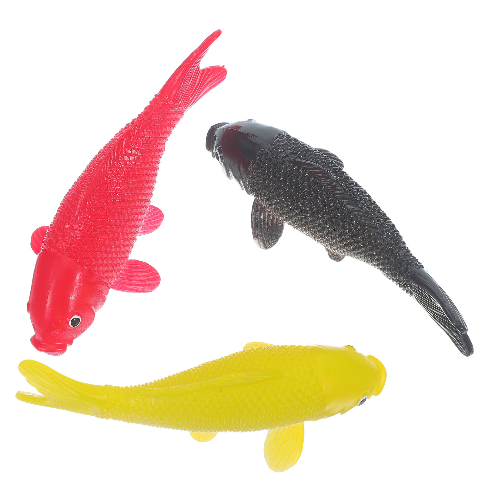 Fish Toy In Aquarium - 3pcs Fish Crafts Toys Realistic Plastic