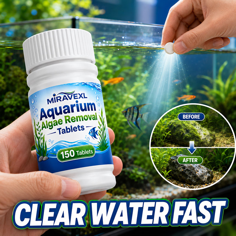 Aquarium Fish Live - MIRAVEXL 150 Aquarium Algae Removal Tablets,