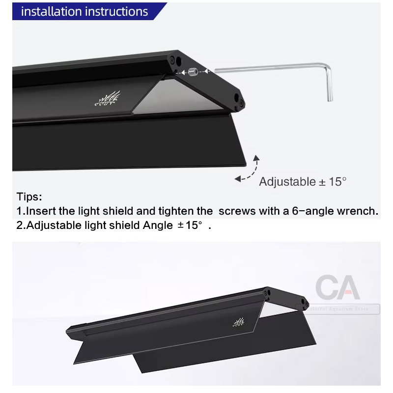 WEEK AQUA Aquarium Lamp Access - Aquarium Fish Light Lamp 评论和价格