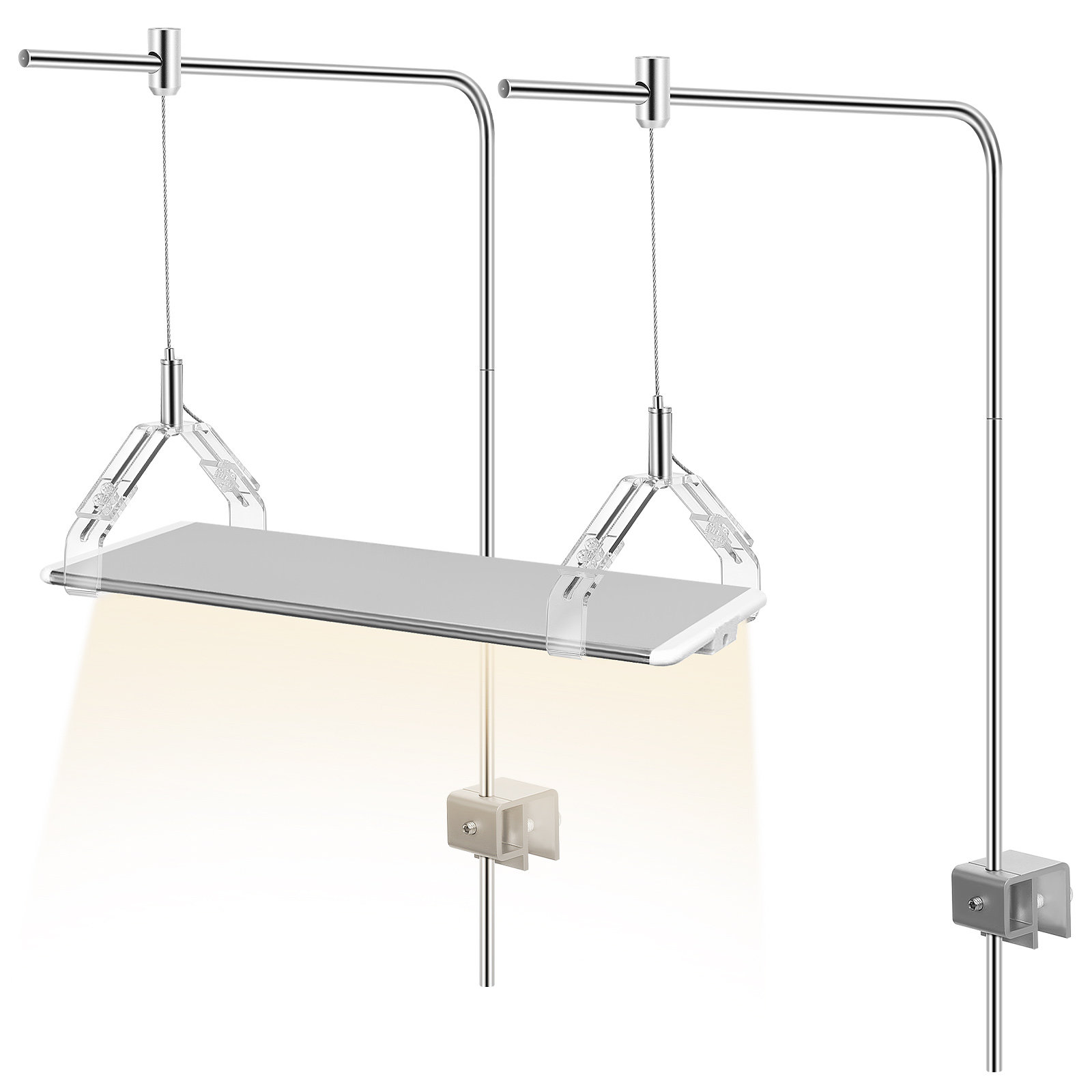 2Pcs Aquarium Lamp Holder Supp - Aquarium Fish Light Lamp 评论和价格