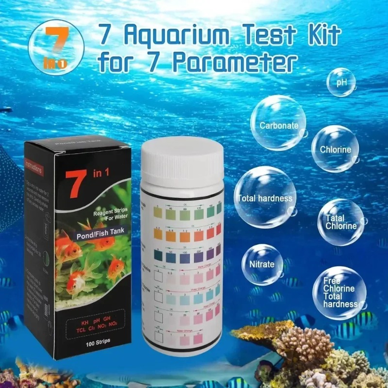 Aquarium Test Strip  Freshwate - Aquarium Test Kit 评论和价格