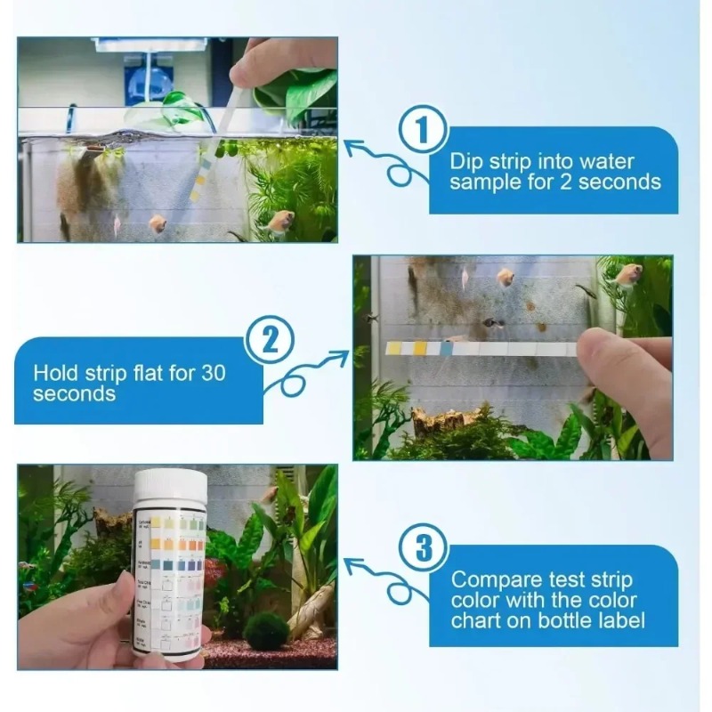 Aquarium Test Strip  Freshwate - Aquarium Test Kit 评论和价格