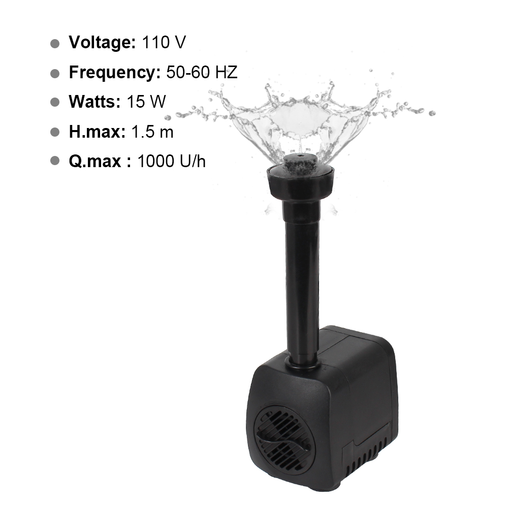 Garden Aquarium Fountain EU Pl - Aquarium Led Light 评论和价格