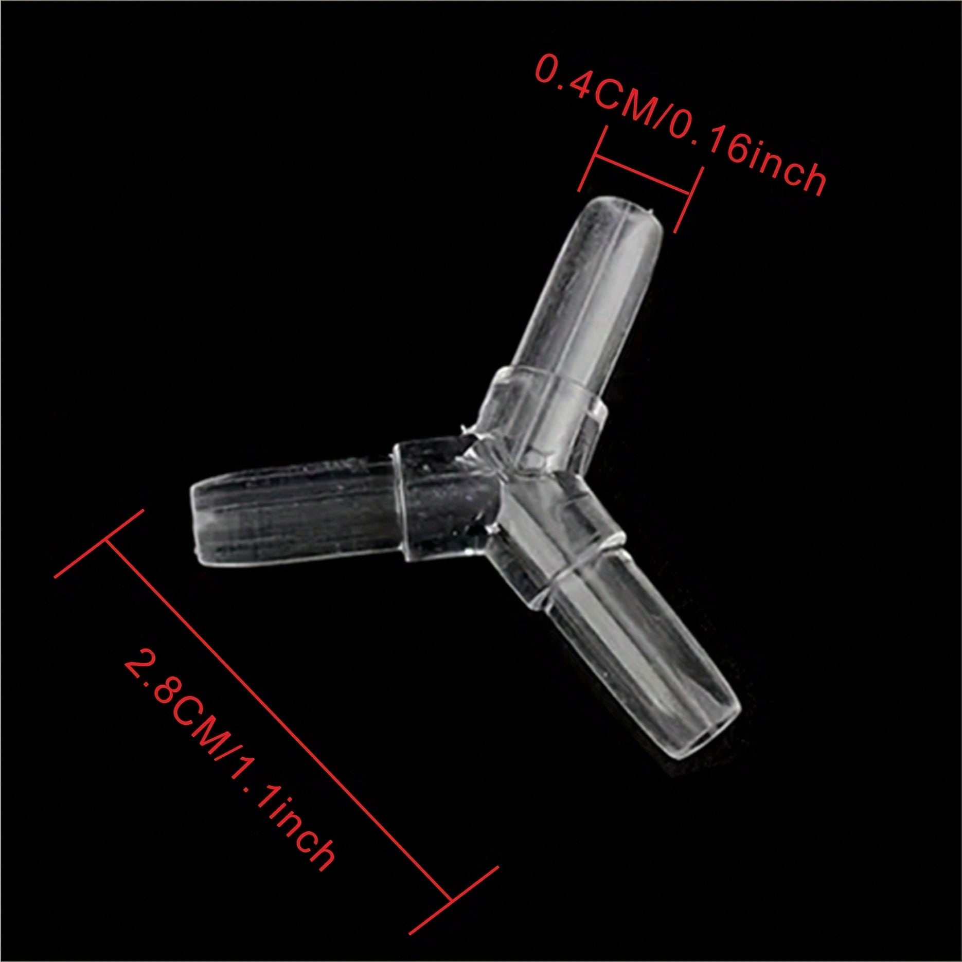 10 Pcs 4mm  Clear Plastic Aqua - Aquarium Fish Youtube 评论和价格