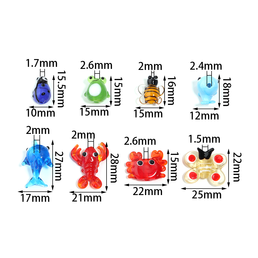 2Pcs Glass Pendant Marine Anim - Fish Toy In Aquarium 评论和价格