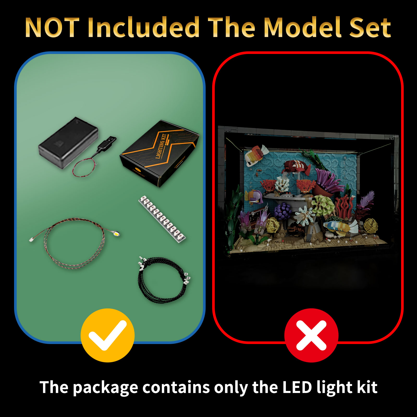 LYBMTWF LED Lighting Kit Compa - Aquarium Led Light 评论和价格