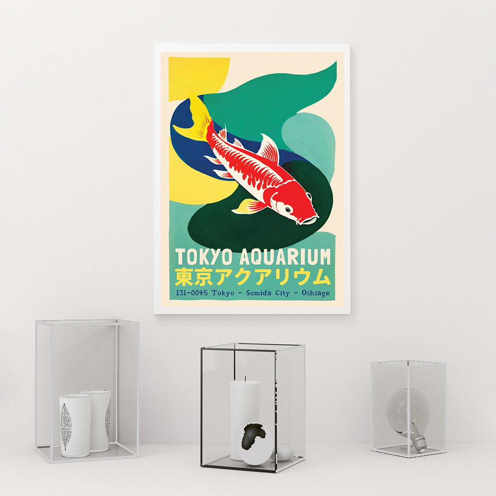 Modern Tokyo Aquarium Exhibiti - Aquarium Fish Poster 评论和价格