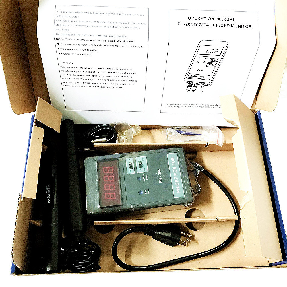 PH-204 Digital PH/ORP Meter wi - Aquarium Fish In Online 评论和价格