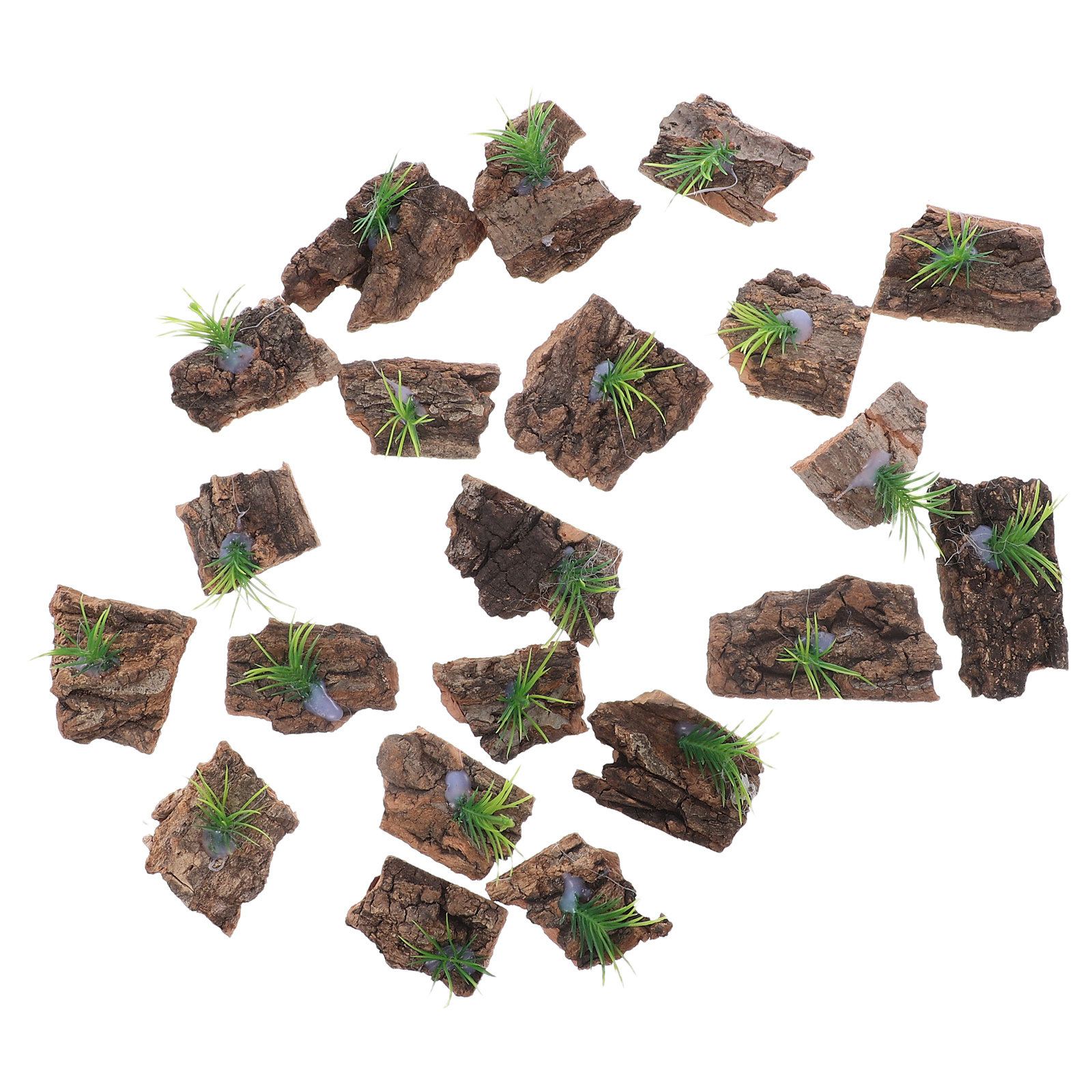 20 Pcs Cork Background for Rep - Aquarium Fish Background 评论和价格