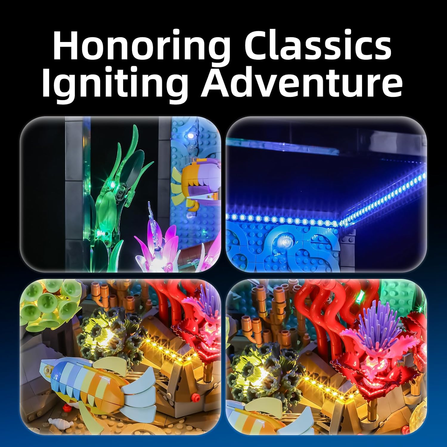 Hprosper LED Light for lego 10 - Aquarium Led Light 评论和价格
