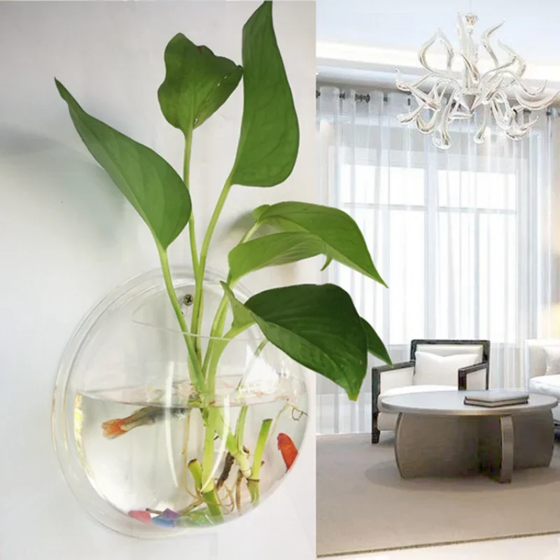 Pinsjar Acrylic Fish Bowl Wall - Aquarium Fish Background 评论和价格