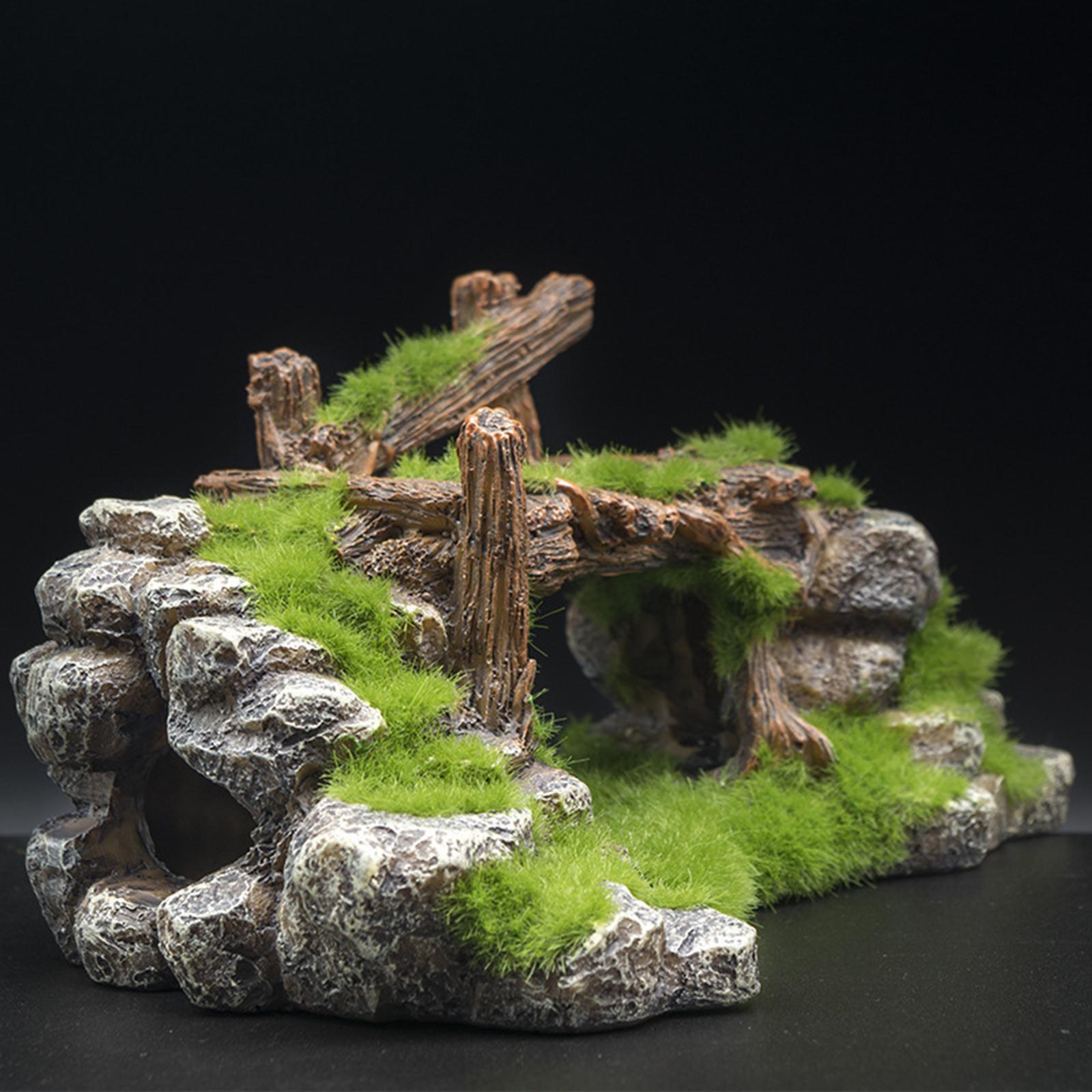 Aquarium Rockery Hideaway Aqua - Aquarium Fish Bridge 评论和价格