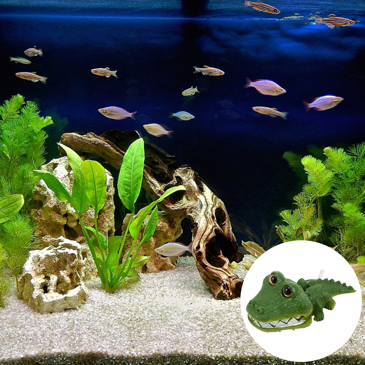 Realistic Alligator Aquarium O - Aquarium Fish Alligator 评论和价格