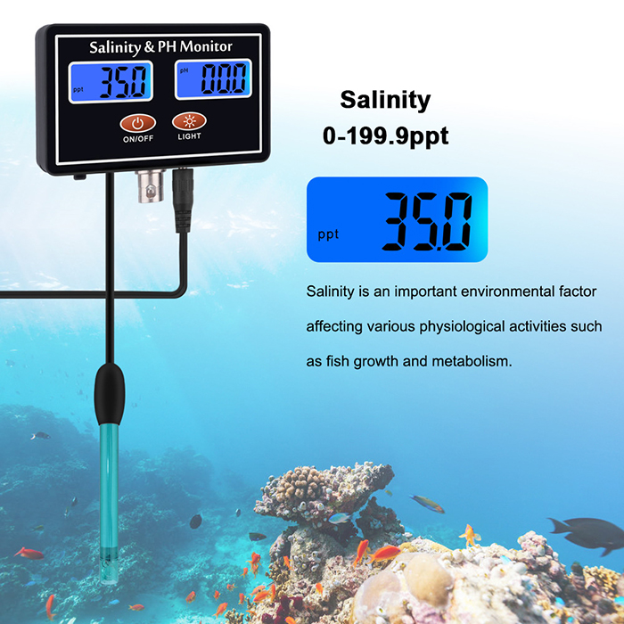 Online PH & Salinity Monitor 2 - Aquarium Fish In Online 评论和价格