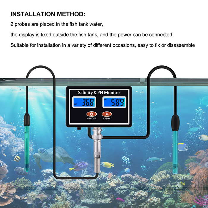 Online PH & Salinity Monitor 2 - Aquarium Fish In Online 评论和价格