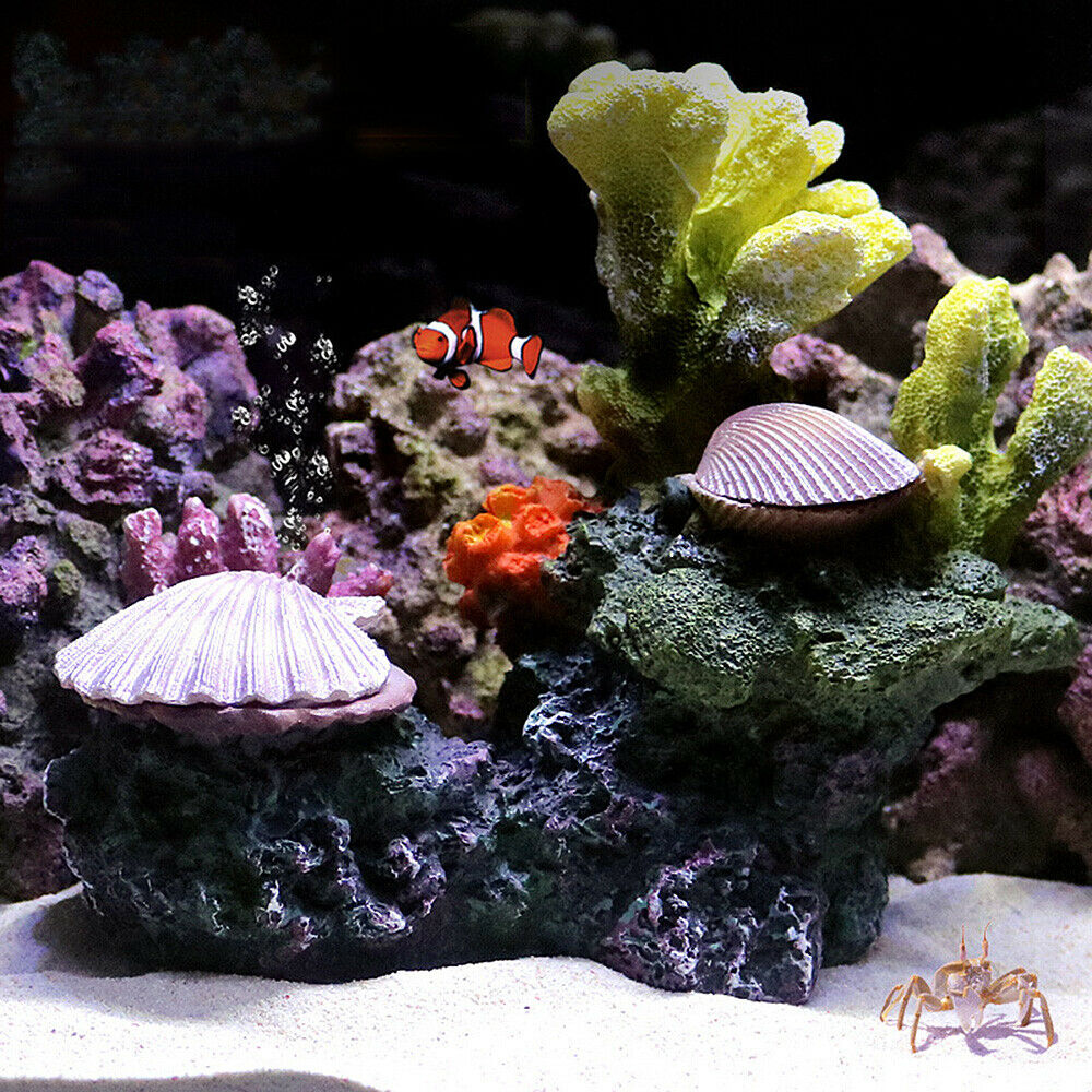 New Artificial Resin Coral Ree - Aquarium Fish Discus 评论和价格