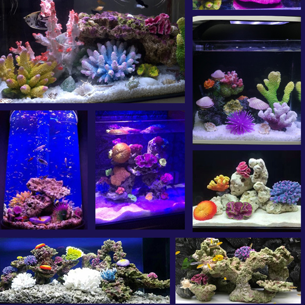 New Artificial Resin Coral Ree - Aquarium Fish Discus 评论和价格