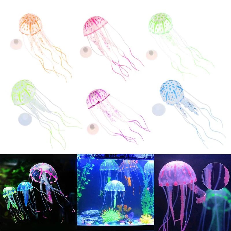 1/2pcs Silicone Fish Simulatio - Aquarium Fish Discus 评论和价格
