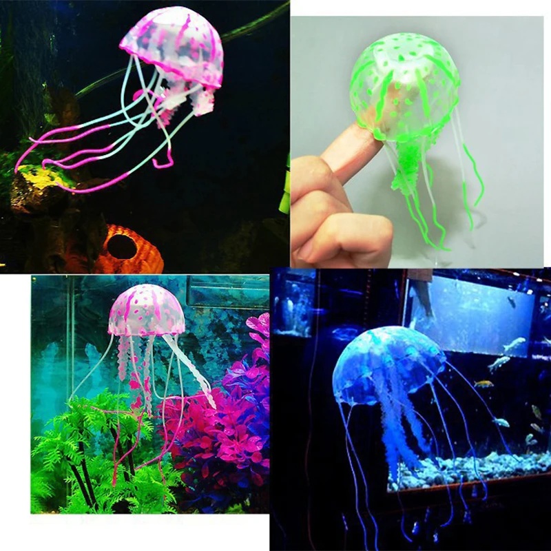 1/2pcs Silicone Fish Simulatio - Aquarium Fish Discus 评论和价格