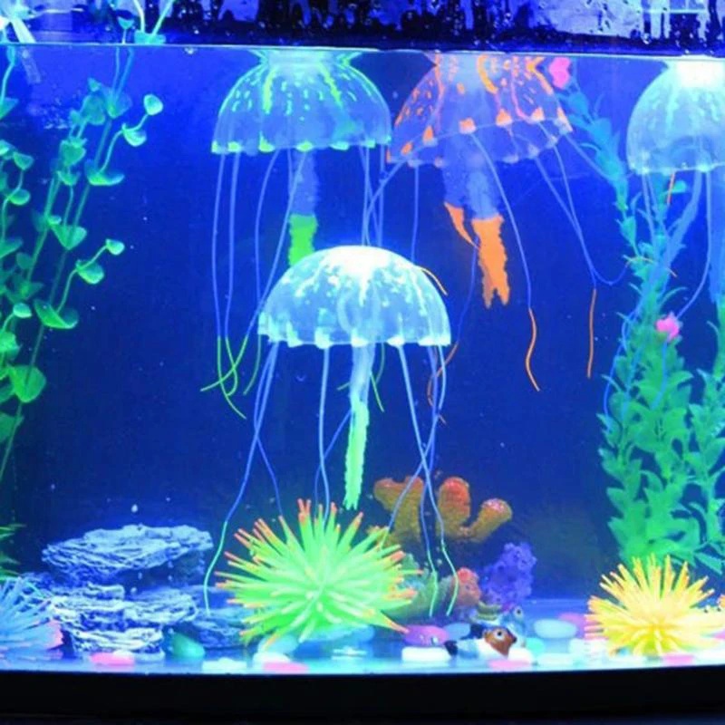1/2pcs Silicone Fish Simulatio - Aquarium Fish Discus 评论和价格