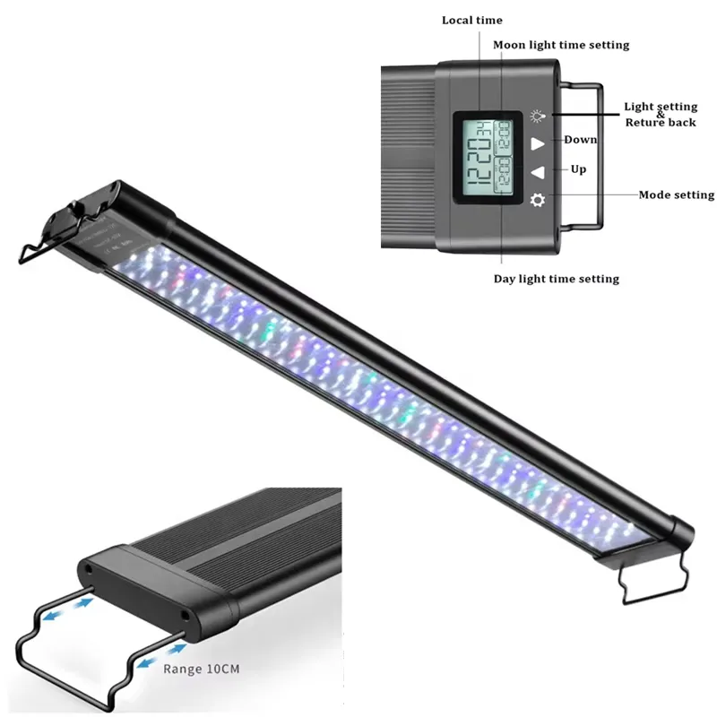 LED Programmable Aquarium Ligh - Aquarium Fish Light Lamp 评论和价格