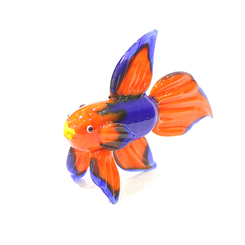Orange Murano Glass Tropical F - Aquarium Fish Live 评论和价格