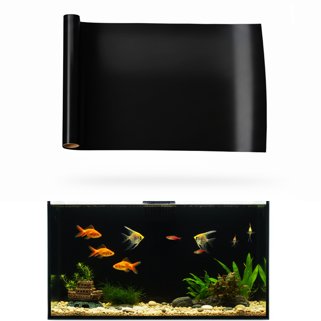 Aquarium Background Static Cli - Aquarium Fish Poster 评论和价格