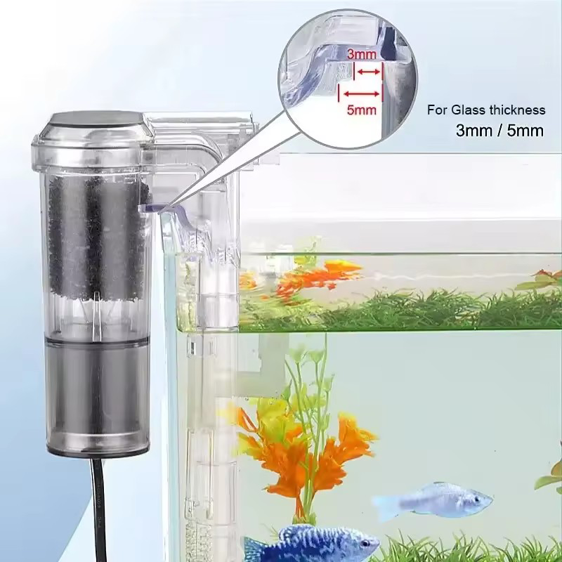 Mini Wall Hanging 3 In 1 Aquar - Aquarium Fish Background 评论和价格