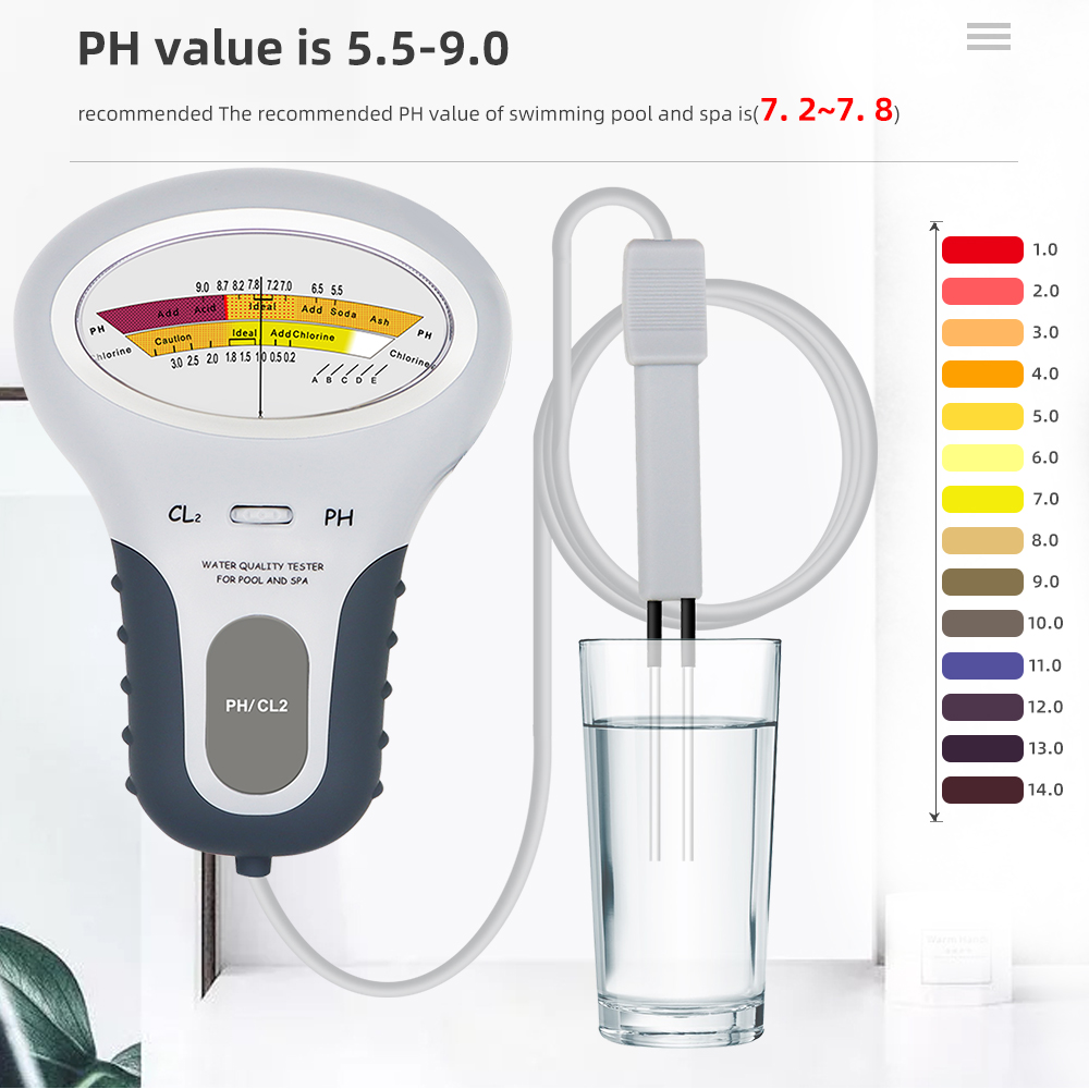2 In 1 Chlorine Detector PH &  - Aquarium Test Kit 评论和价格