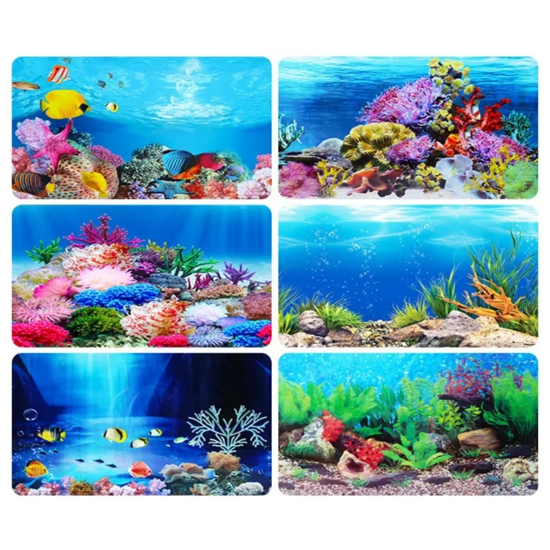 Background Aquarium 3D Sticker - Aquarium Fish Background 评论和价格