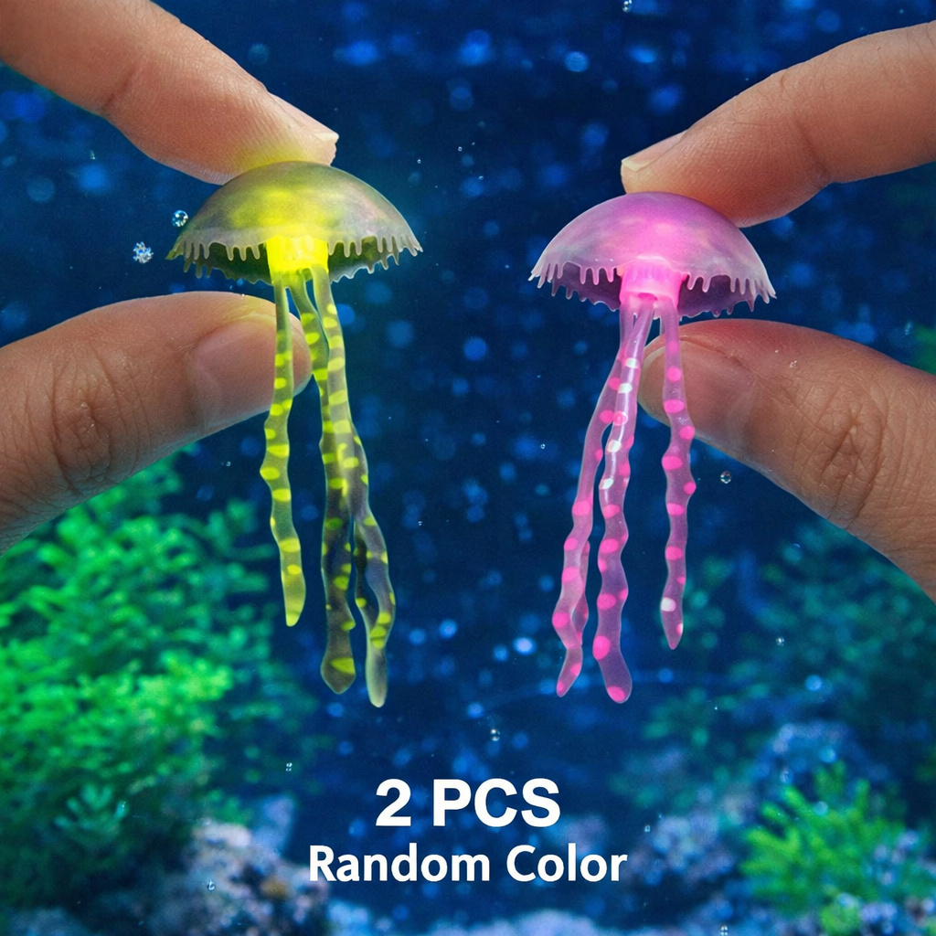 Luminous Simulation Jellyfish  - Aquarium Fish Discus 评论和价格