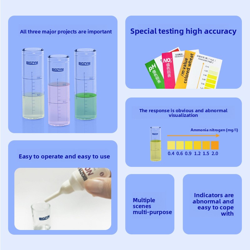 BIOZYM Aquarium Test Kit-Nitri - Aquarium Test Kit 评论和价格