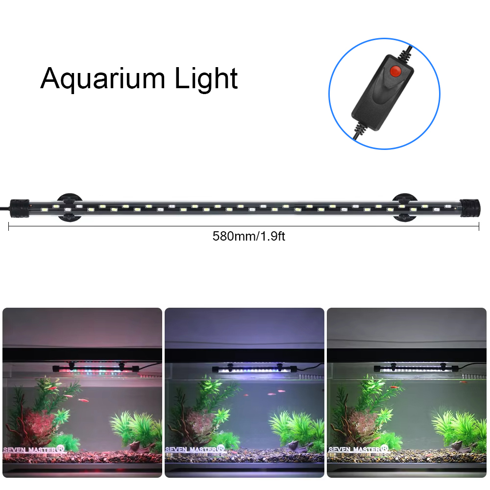 58CM  Aquarium Light LED Plant - Aquarium Fish Light Lamp 评论和价格