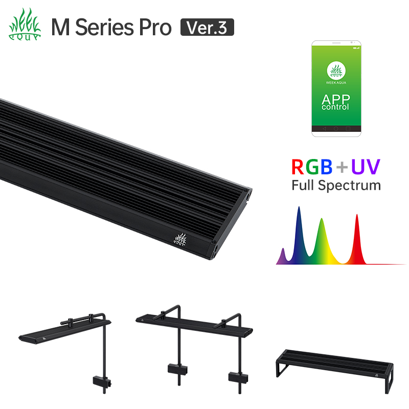 Week Aqua M Series RGB UV LED  - Aquarium Fish Light Lamp 评论和价格