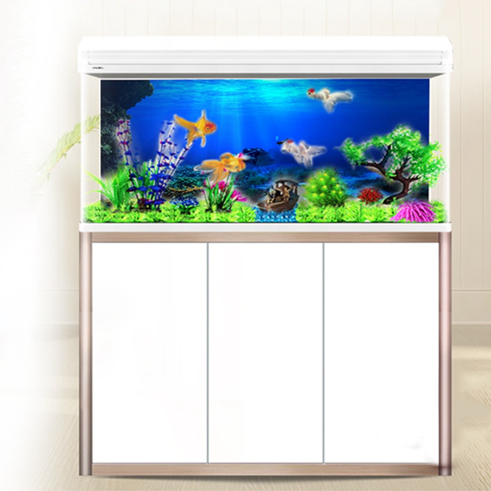 PVC Aquarium Background Poster - Aquarium Fish Poster 评论和价格