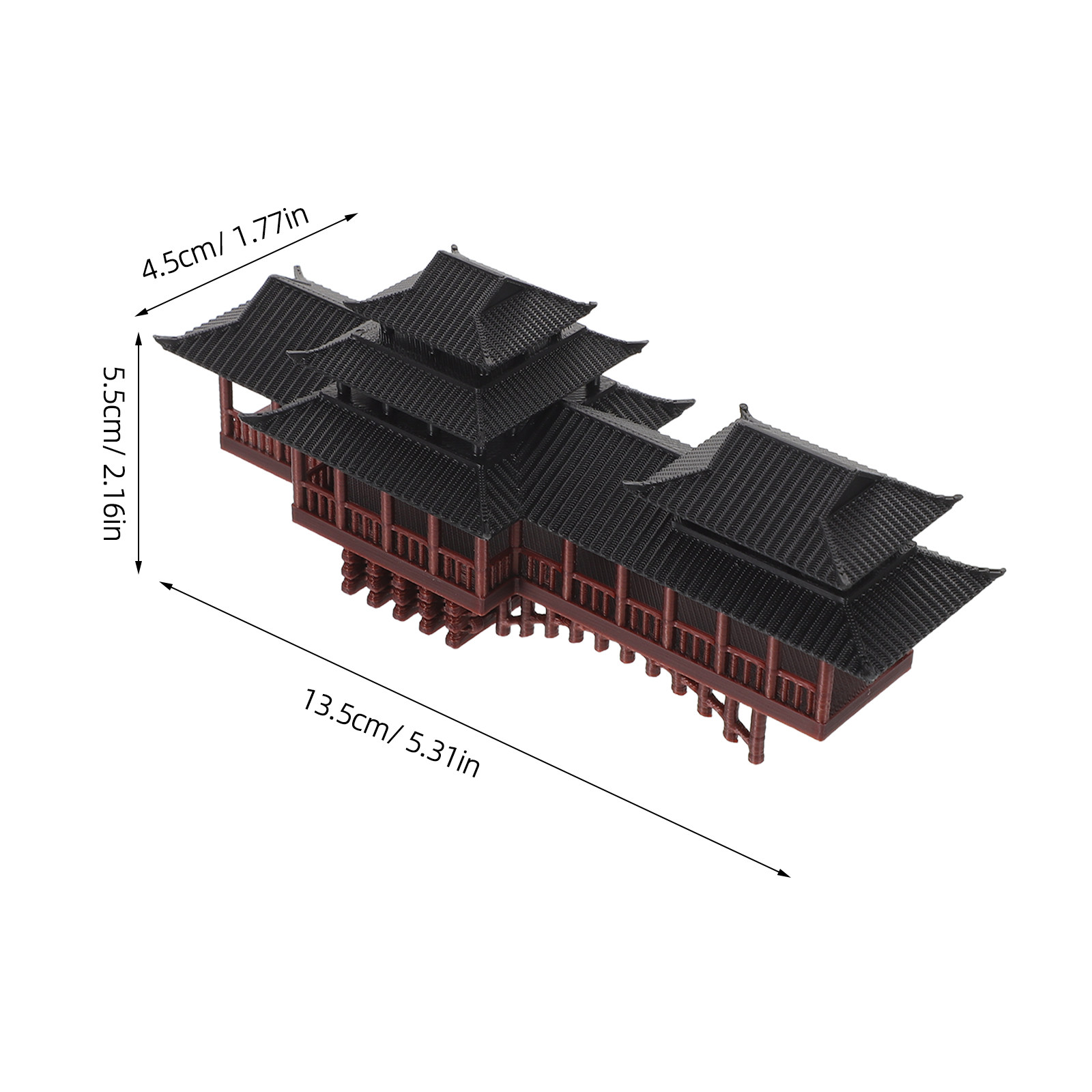 Tiny Plastic Asian Garden Brid - Aquarium Fish Bridge 评论和价格