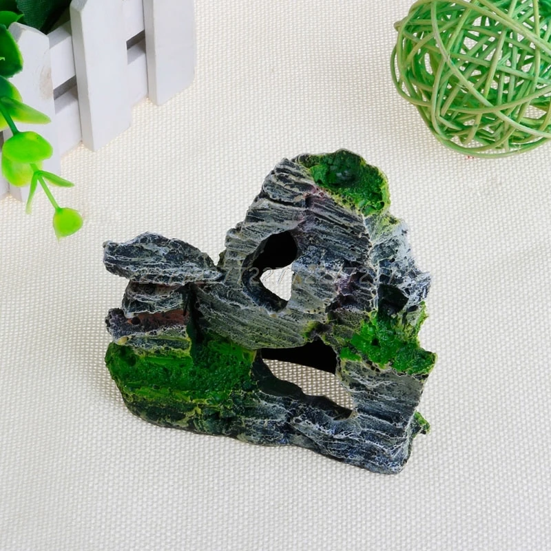 Mountain View Rockery Aquarium - Aquarium Fish Bridge 评论和价格