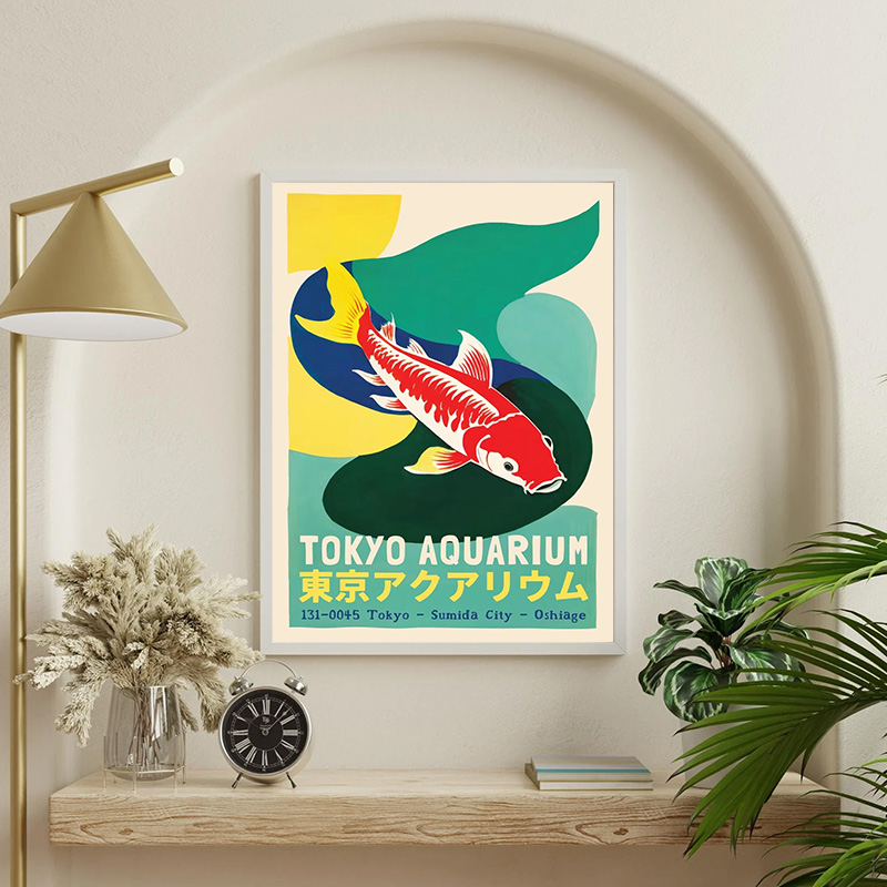 Japan Aesthetic Fish Poster To - Aquarium Fish Poster 评论和价格