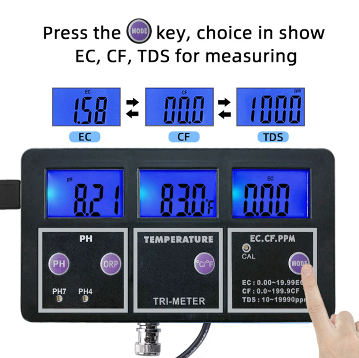 New 5 in 1 PH/ORP/TDS/EC/TEMP  - Aquarium Fish In Online 评论和价格