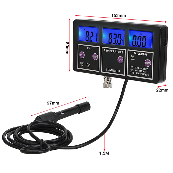 New 5 in 1 PH/ORP/TDS/EC/TEMP  - Aquarium Fish In Online 评论和价格