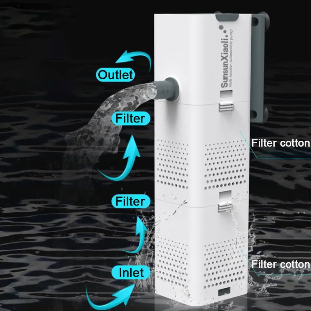 3 In 1 Aquarium Filter Pump Aq - Aquarium Fish Care 评论和价格