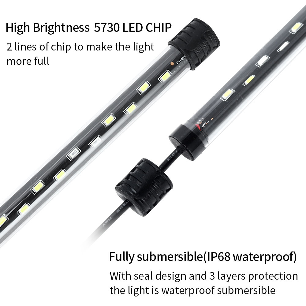 90-260V Aquarium Light LED Wat - Aquarium Fish Light Lamp 评论和价格