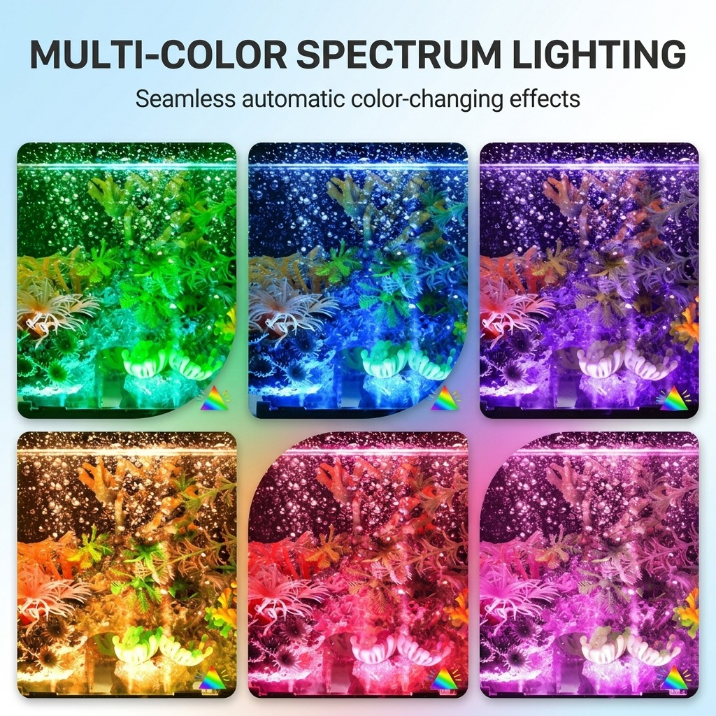 USB LED Aquarium Air Bubble Li - Aquarium Fish Light Lamp 评论和价格