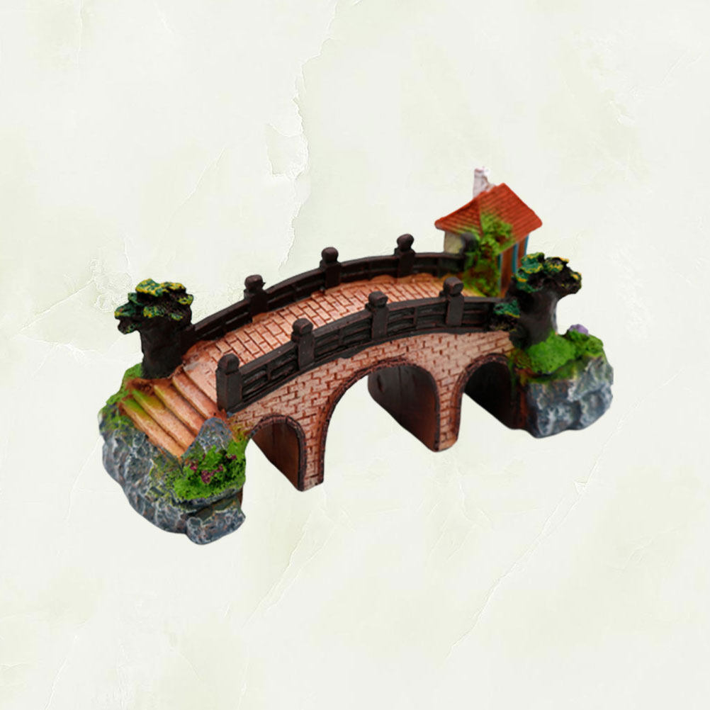 Artificial Three-Hole Bridge A - Aquarium Fish Bridge 评论和价格