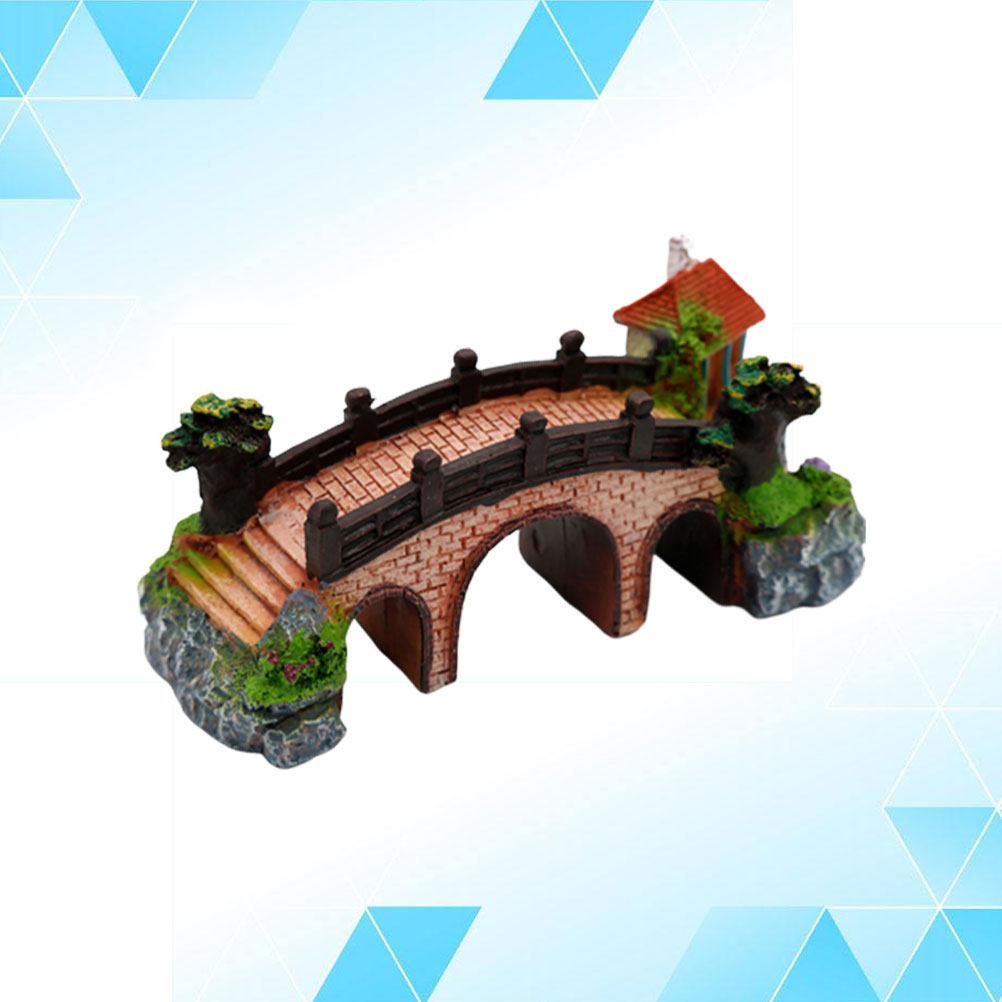 Artificial Three-Hole Bridge A - Aquarium Fish Bridge 评论和价格