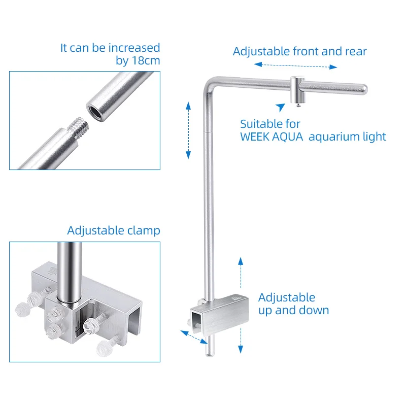 Week Aqua Light Stand Universa - Aquarium Fish Light Lamp 评论和价格