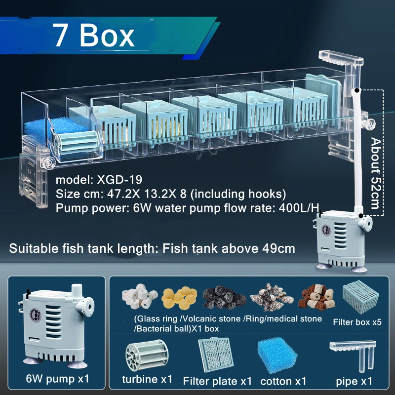 220V Aquarium Wall-Mounted Wat - Aquarium Fish Background 评论和价格