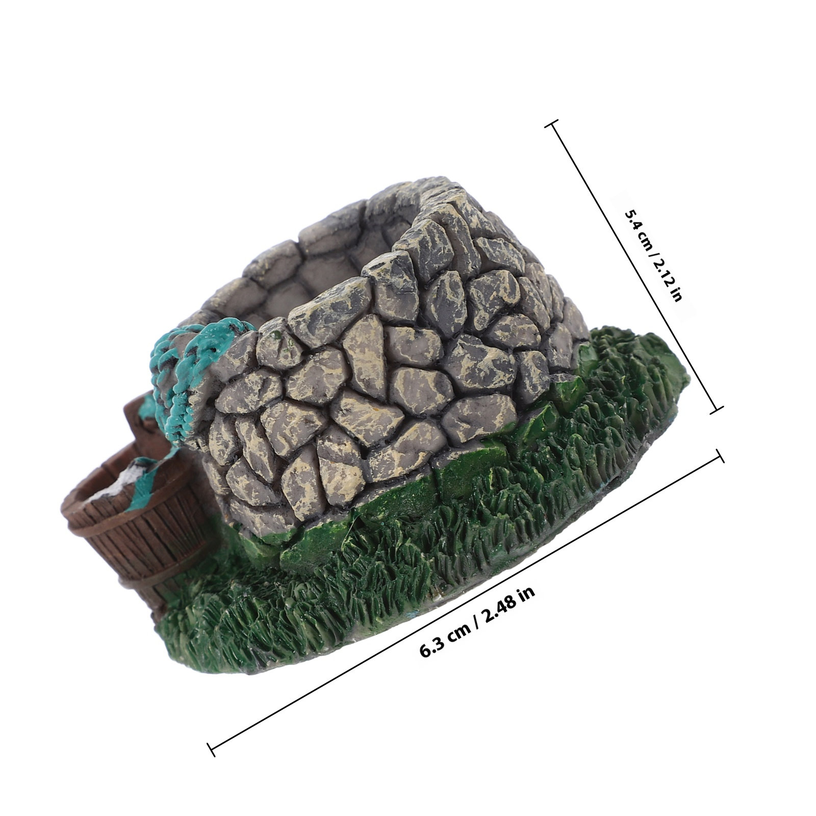 Miniature Terrarium Resin Gard - Aquarium Fish Bridge 评论和价格